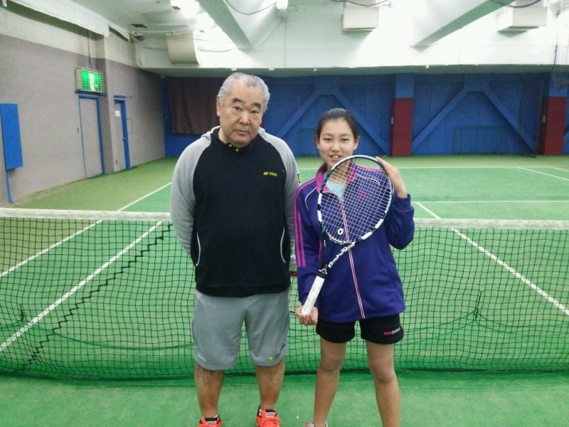 テニススクール 昇級テスト ブラック獲得者 金田 雅花さん! テニススクール 昇級テスト ブラック獲得者 金田 雅花さん!