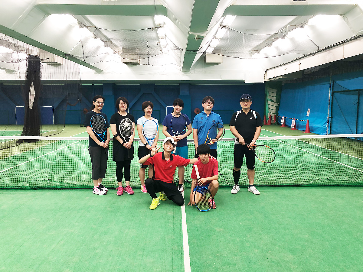 埼玉県草加市の東武松原インドアテニススクール　テニスイベント　初級・基礎限定　とことんストロークレッスン